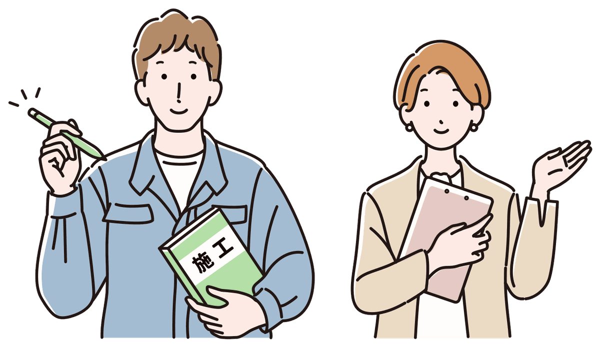 クロスを張り替える職人
